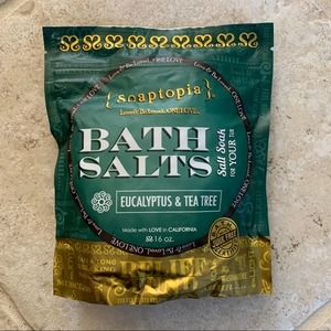Soaptopia bath salt soak eucalyptus & tea tree
